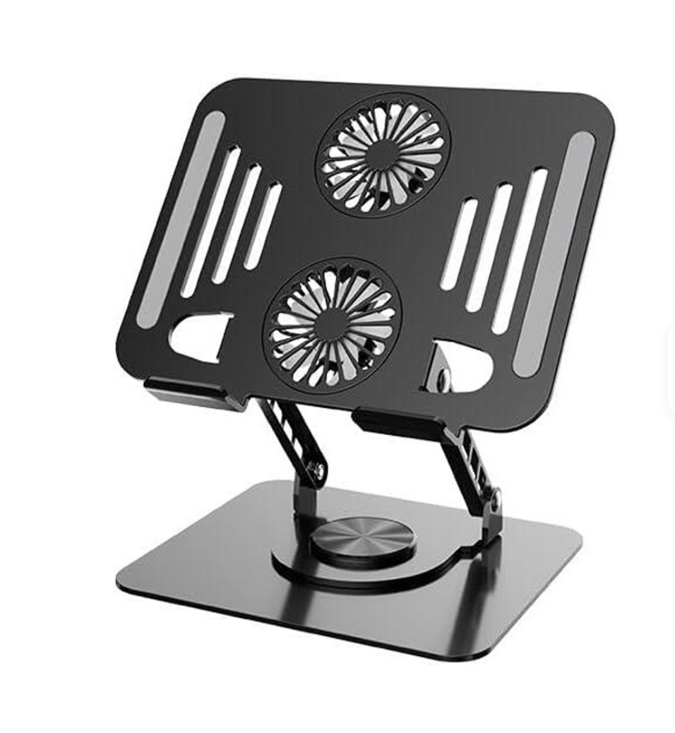 Adjustable 360° Rotating Laptop Stand with Heat Dissipation