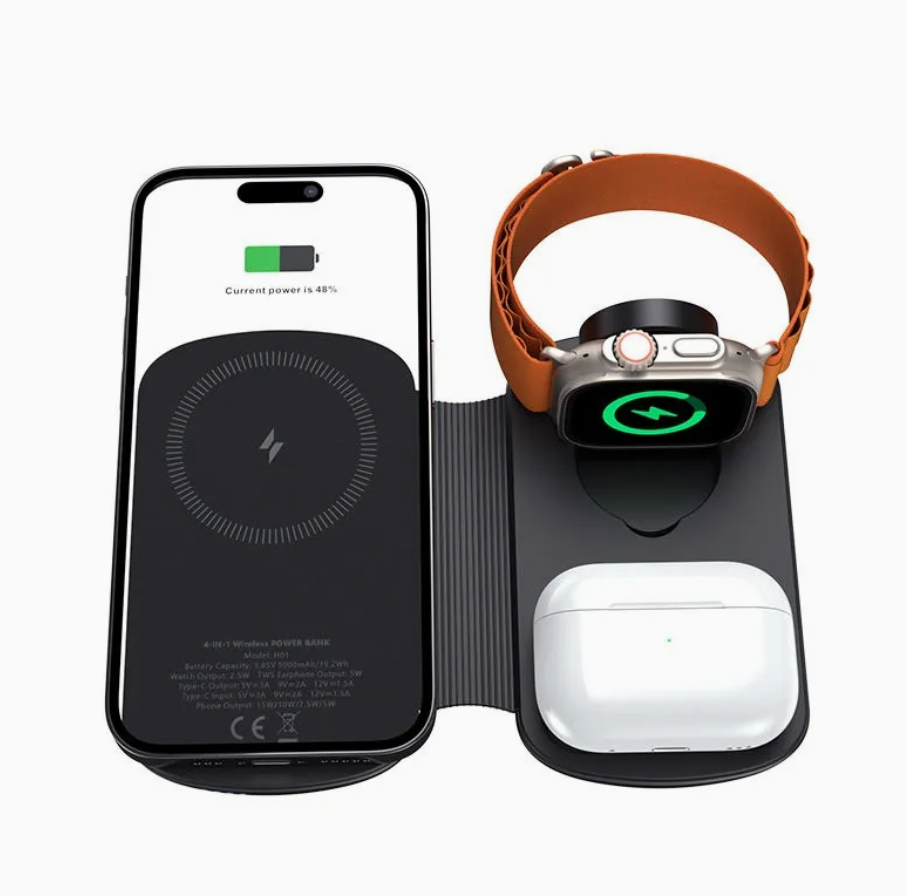 15W Magnetic Wireless Charging Power Bank 5,000mAh