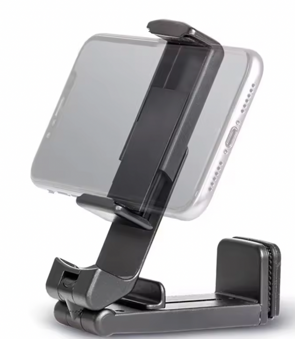 Foldable Travel Phone Holder Clip for Airplane & Desk