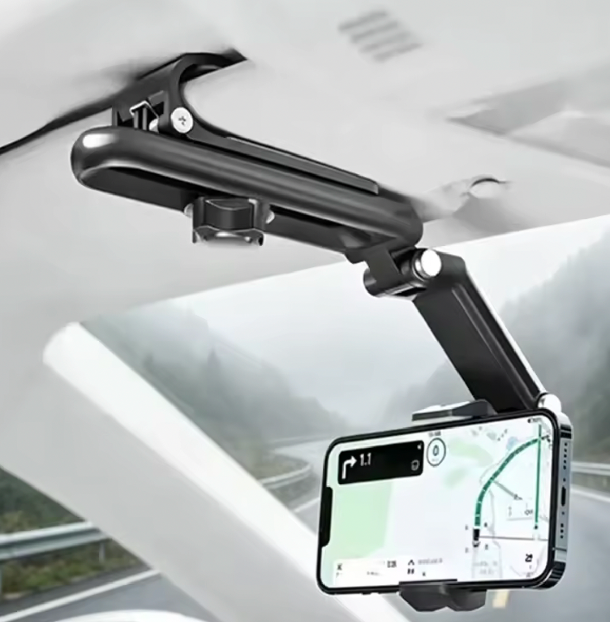 360° Adjustable Car Sun Visor Phone Holder
